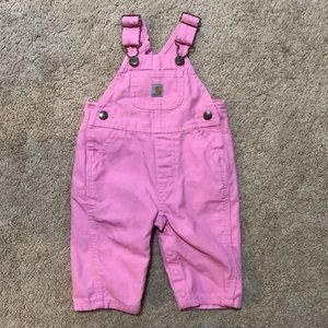 Pink Carhartt Baby Overalls
